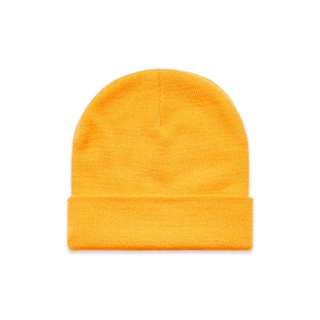 AS Colour Cuff Beanie | 1107 | AS Colour 1107 GOLD One Size Beanies
