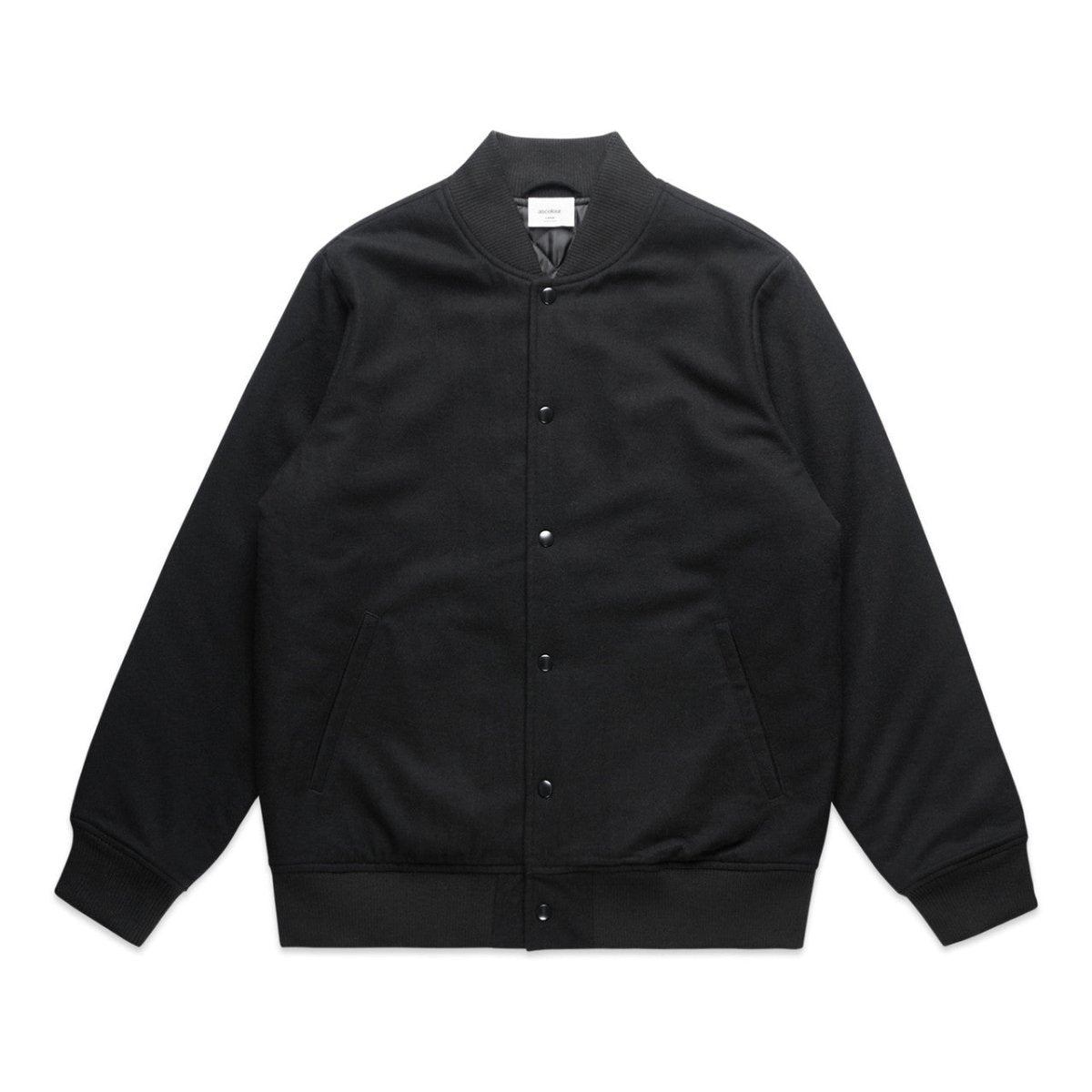 AS Colour Felt Bomber Jacket | 5512 | AS Colour 5512 BLACK S