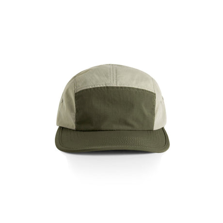 AS Colour Finn Two - Tone Nylon Cap | 1105 | AS Colour 1105 ARMY/EUCALYPTUS One Size