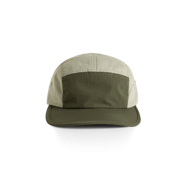 AS Colour Finn Two - Tone Nylon Cap | 1105 | AS Colour 1105 ARMY/EUCALYPTUS One Size