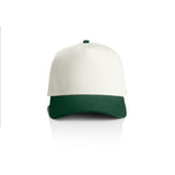 AS Colour Frame Two - Tone Cap | 1165 | AS Colour 1165 NATURAL/FOREST One Size Two - Tone Caps