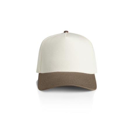 AS Colour Frame Two - Tone Cap | 1165 | AS Colour 1165 NATURAL/WALNUT One Size Two - Tone Caps