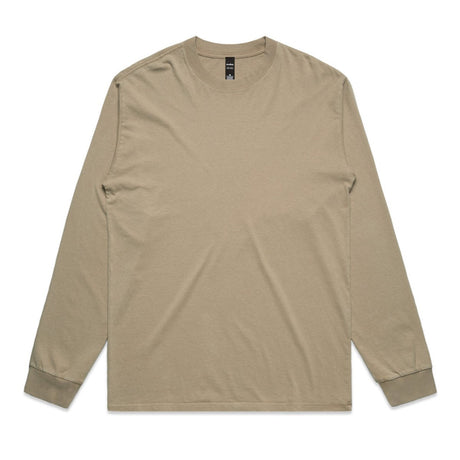 AS Colour Heavy Faded L/S Tee | 5083 | AS Colour 5083 FADED KHAKI S