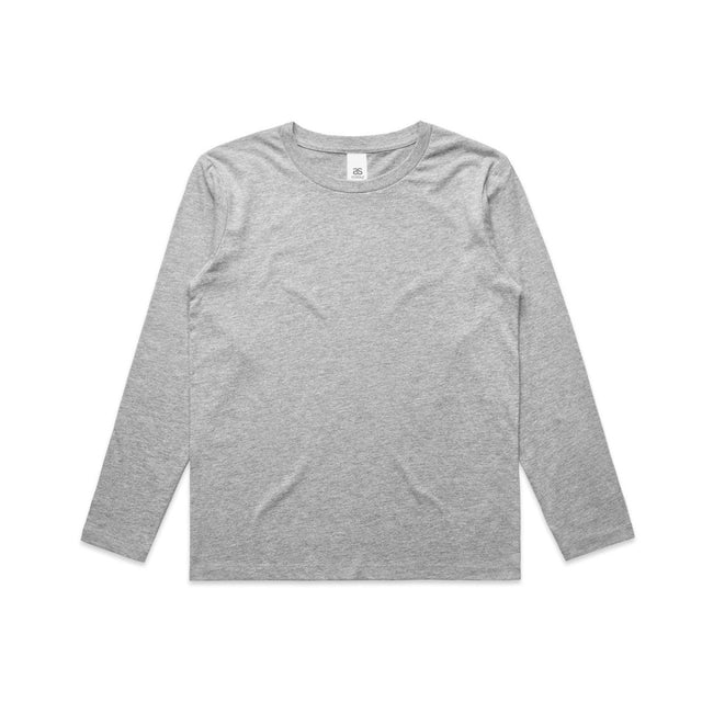 AS Colour Kids Staple L/S Tee | 3007 | AS Colour 3007 ATHLETIC HEATHER 2
