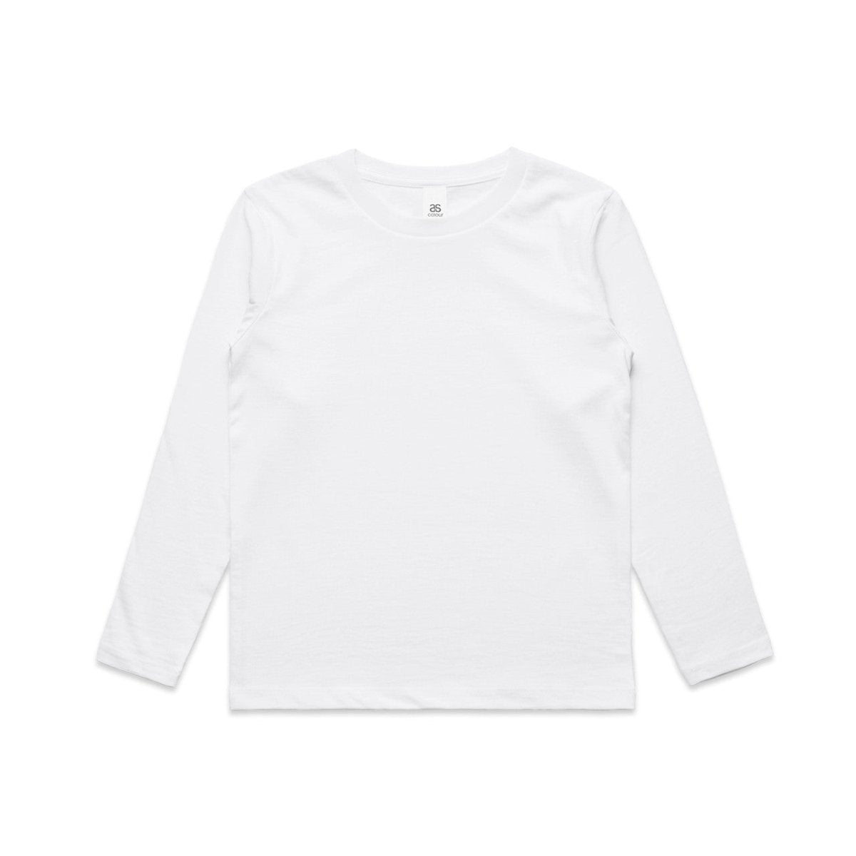 AS Colour Kids Staple L/S Tee | 3007 | AS Colour 3007 WHITE 2