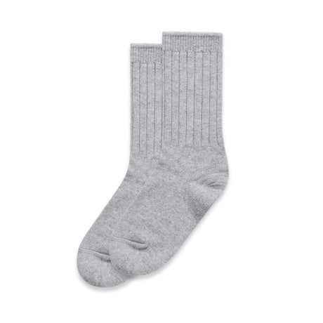 AS Colour Knit Socks (2 Pairs) | 1214 | AS Colour 1214 ATHLETIC HEATHER 4 - 8 US
