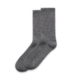 AS Colour Marle Socks (2 Pairs) | 1205 | AS Colour 1205 BLACK HEATHER 4 - 8 US