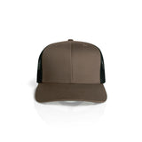 AS Colour Mesh Contrast Trucker Cap | 1191 | AS Colour 1191 WALNUT/BLACK One Size