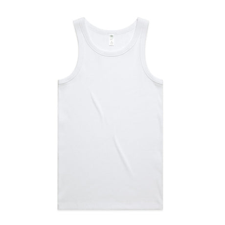 AS Colour Organic Rib Singlet | 5063G | AS Colour 5063G WHITE S