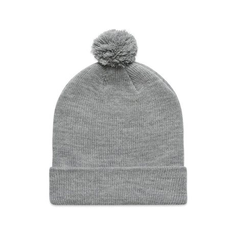 AS Colour Pom Pom Beanie | 1124 | AS Colour 1124 ATHLETIC HEATHER One Size