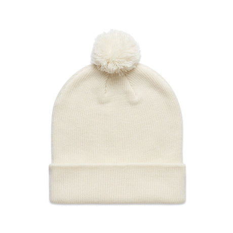 AS Colour Pom Pom Beanie | 1124 | AS Colour 1124 ECRU One Size