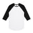 AS Colour Raglan Tee | 5012 | AS Colour 5012 WHITE/BLACK S