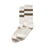 AS Colour Relax Stripe Socks (2 Pairs) | 1210 | AS Colour 1210 NATURAL/WALNUT 4 - 8 US