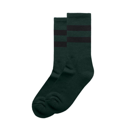 AS Colour Relax Stripe Socks (2 Pairs) | 1210 | AS Colour 1210 NATURAL/WALNUT 4 - 8 US