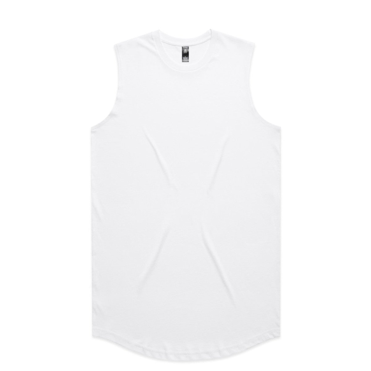 AS Colour Staple Curve Tank | 5091 | AS Colour 5091 WHITE S