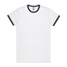 AS Colour Staple Ringer Tee | 5053 | AS Colour 5053 WHITE/NAVY S