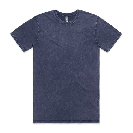 AS Colour Staple Stone Wash Tee | 5040 | AS Colour 5040 BLUE STONE S