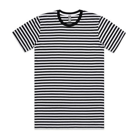 AS Colour Staple Stripe Tee | 5028 | AS Colour 5028 BLACK/WHITE S