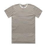 AS Colour Staple Stripe Tee | 5028 | AS Colour 5028 NATURAL/MID BLUE S