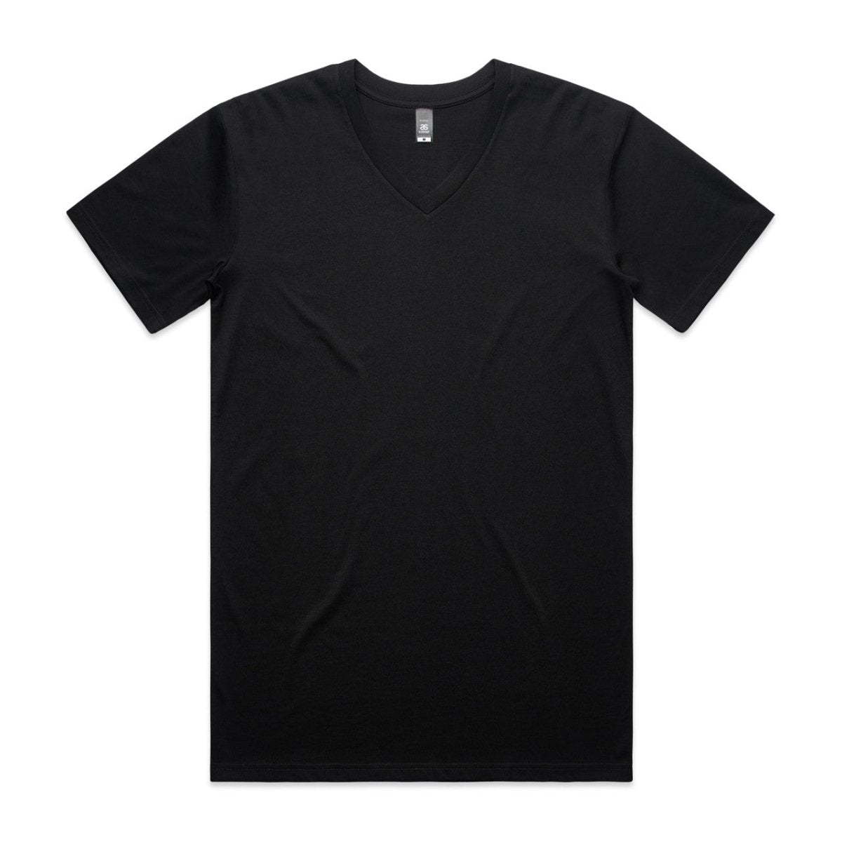 AS Colour Staple V Neck Tee | 5001V | AS Colour 5001V BLACK S