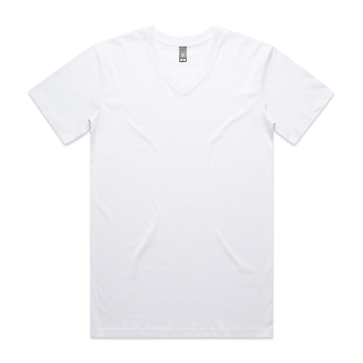 AS Colour Staple V Neck Tee | 5001V | AS Colour 5001V WHITE S