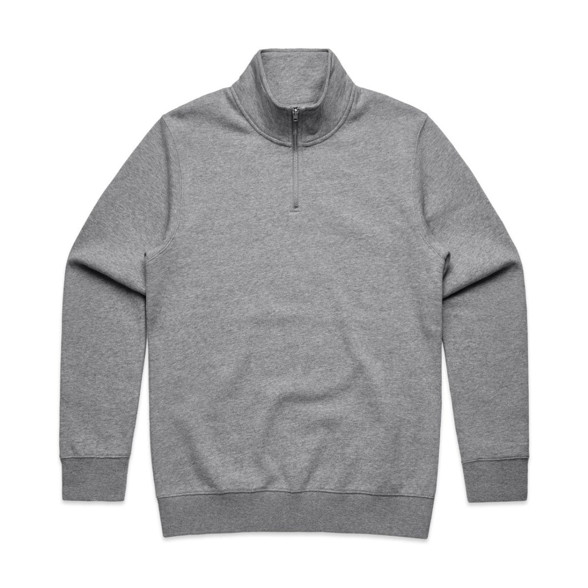 AS Colour Stencil Half Zip Crew | 5125 | AS Colour 5125 ATHLETIC HEATHER S