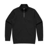 AS Colour Stencil Half Zip Crew | 5125 | AS Colour 5125 BLACK S