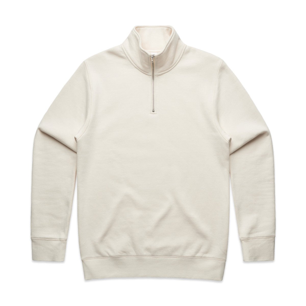 AS Colour Stencil Half Zip Crew | 5125 | AS Colour 5125 ECRU S