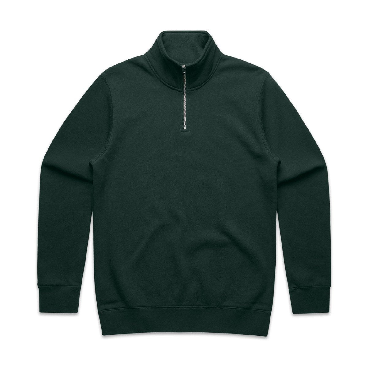 AS Colour Stencil Half Zip Crew | 5125 | AS Colour 5125 PINE GREEN S