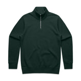 AS Colour Stencil Half Zip Crew | 5125 | AS Colour 5125 PINE GREEN S