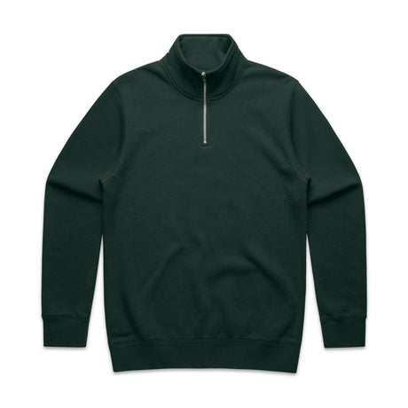 AS Colour Stencil Half Zip Crew | 5125 | AS Colour 5125 PINE GREEN S