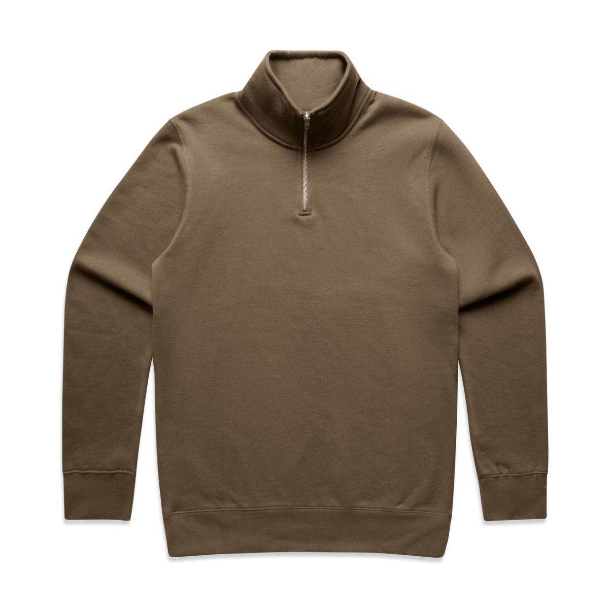AS Colour Stencil Half Zip Crew | 5125 | AS Colour 5125 WALNUT S