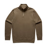 AS Colour Stencil Half Zip Crew | 5125 | AS Colour 5125 WALNUT S