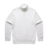 AS Colour Stencil Half Zip Crew | 5125 | AS Colour 5125 WHITE HEATHER S
