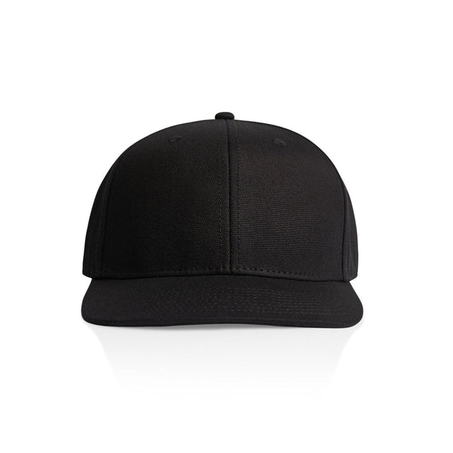 AS Colour Stock Canvas Cap | 1173 | AS Colour 1173 BLACK One Size