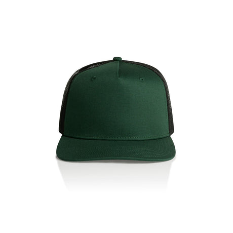AS Colour Stock Contrast Trucker | 1110 | AS Colour 1110 FOREST GREEN/BLACK One Size