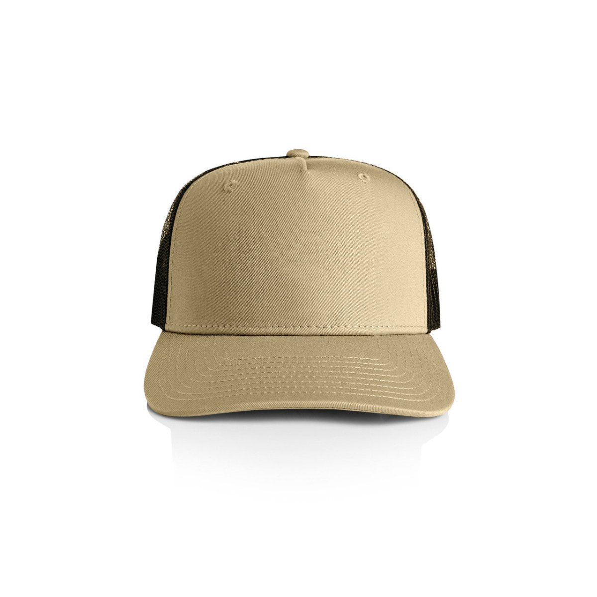 AS Colour Stock Contrast Trucker | 1110 | AS Colour 1110 KHAKI/BLACK One Size
