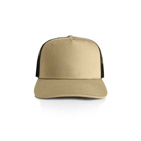 AS Colour Stock Contrast Trucker | 1110 | AS Colour 1110 KHAKI/BLACK One Size