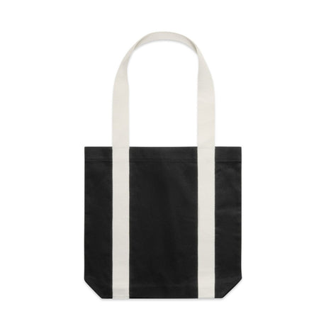 AS Colour Two - Tone Carrie Tote | 1008 | AS Colour 1008 BLACK/CREAM One Size