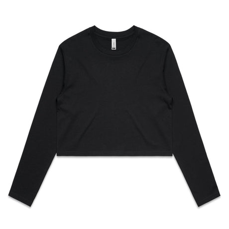 AS Colour Wo's Crop L/S Tee | 4058 | AS Colour 4058 BLACK XS