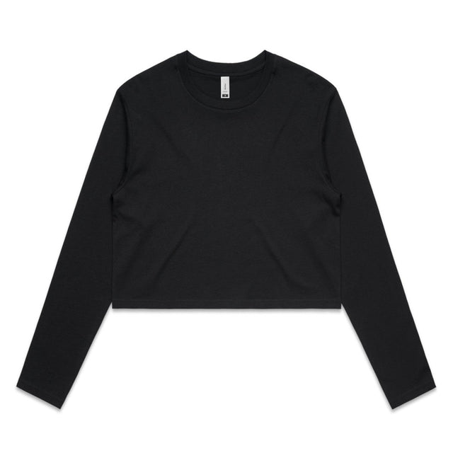 AS Colour Wo's Crop L/S Tee | 4058 | AS Colour 4058 BLACK XS