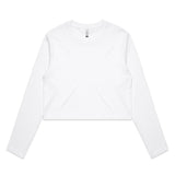 AS Colour Wo's Crop L/S Tee | 4058 | AS Colour 4058 WHITE XS