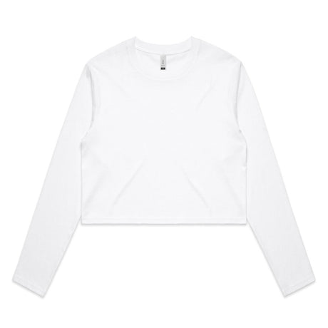 AS Colour Wo's Crop L/S Tee | 4058 | AS Colour 4058 WHITE XS