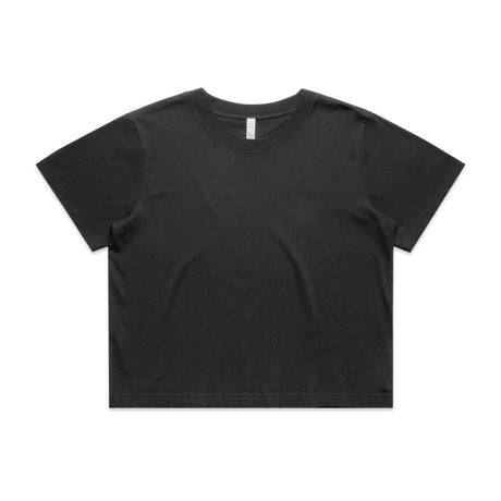 AS Colour Wo's Heavy Faded Crop Tee | 4089 | AS Colour 4089 FADED BLACK XS
