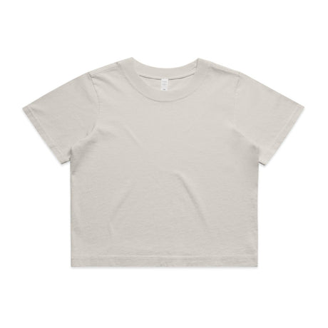 AS Colour Wo's Heavy Faded Crop Tee | 4089 | AS Colour 4089 FADED BONE XS