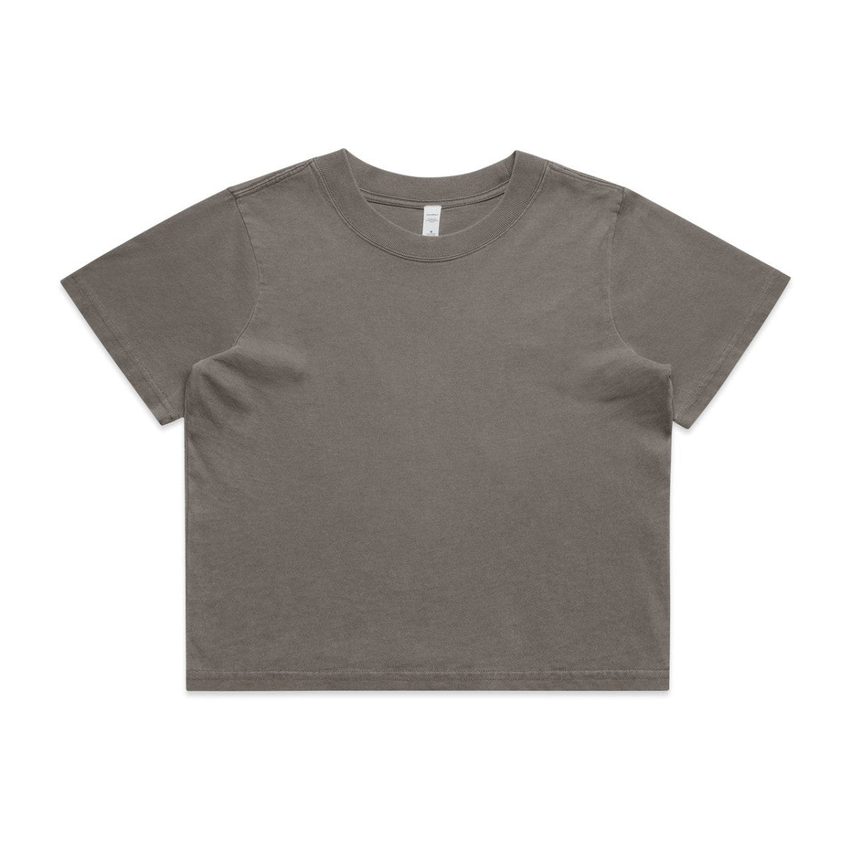 AS Colour Wo's Heavy Faded Crop Tee | 4089 | AS Colour 4089 FADED GREY XS