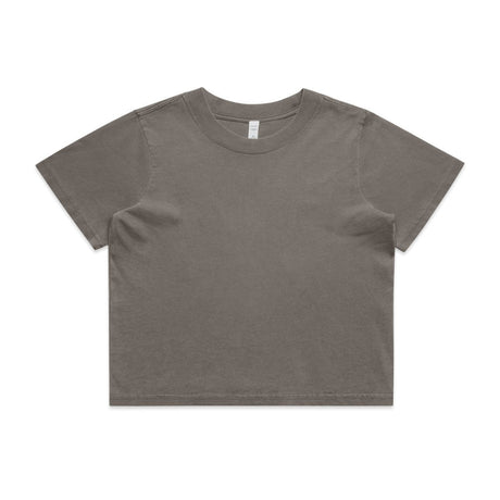 AS Colour Wo's Heavy Faded Crop Tee | 4089 | AS Colour 4089 FADED GREY XS
