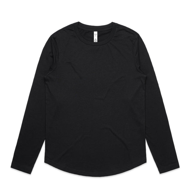 AS Colour Wo's Maple Curve L/S Tee | 4021 | AS Colour 4021 BLACK XS