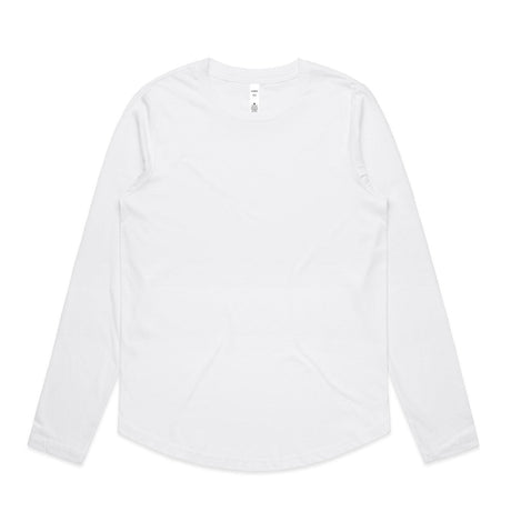 AS Colour Wo's Maple Curve L/S Tee | 4021 | AS Colour 4021 WHITE XS