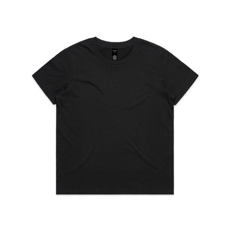 AS Colour Wo's Maple Minus Tee [ - 3\"] 4025 | AS Colour 4025 BLACK XS